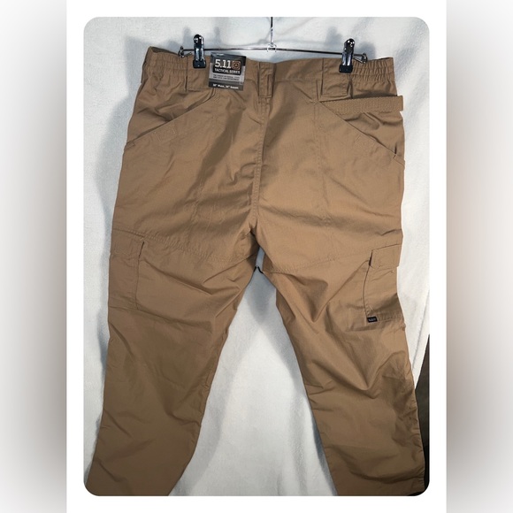 5.11 Tactical Pro series Pants. Tan in color. Size 38 waist 34 inseam - Picture 4 of 11